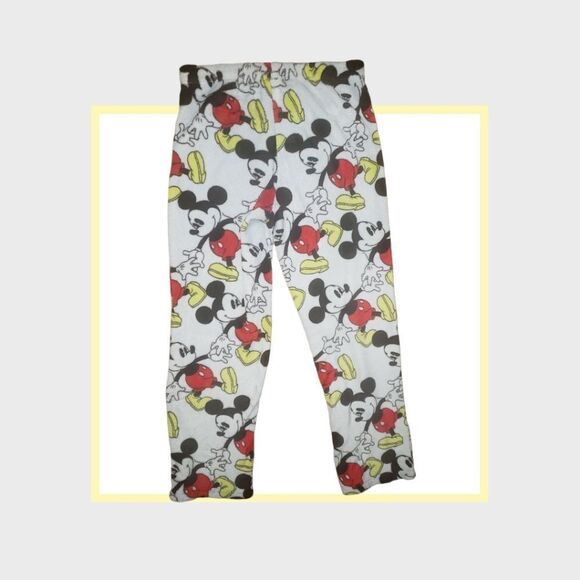 Disney Fuzzy Mickey & Minnie Soft Pajama Pants! So Soft Medium - Picture 1 of 4